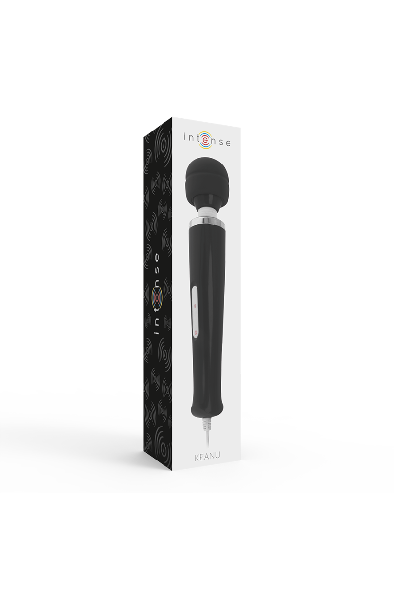 INTENSE - KEANU WAND MASAJEADOR NEGRO