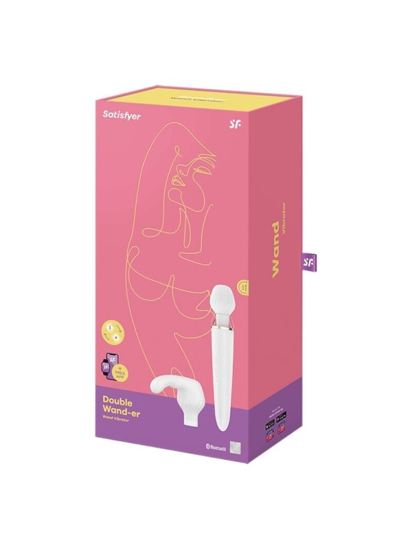 SATISFYER - DOUBLE WANDER APP BLANCO
