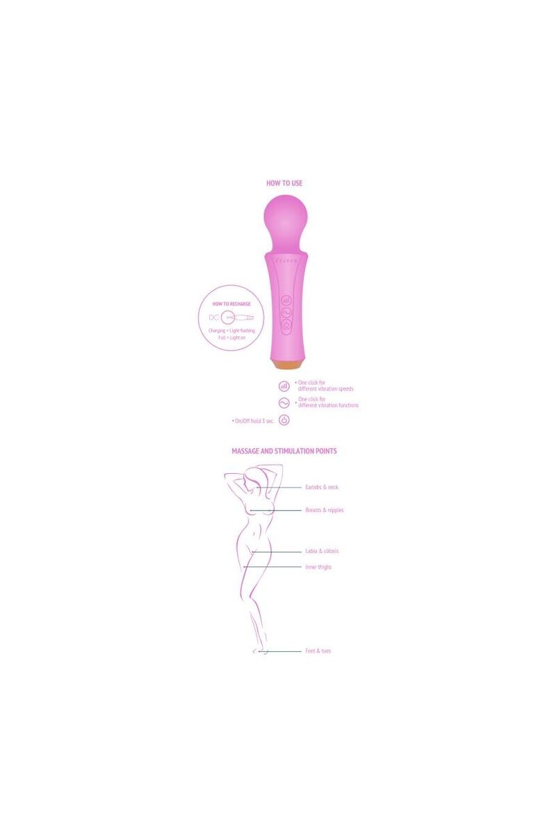 XOCOON - THE PERSONAL WAND FUCSIA