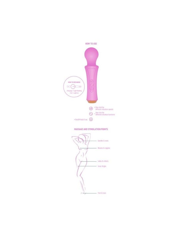 XOCOON - THE PERSONAL WAND FUCSIA