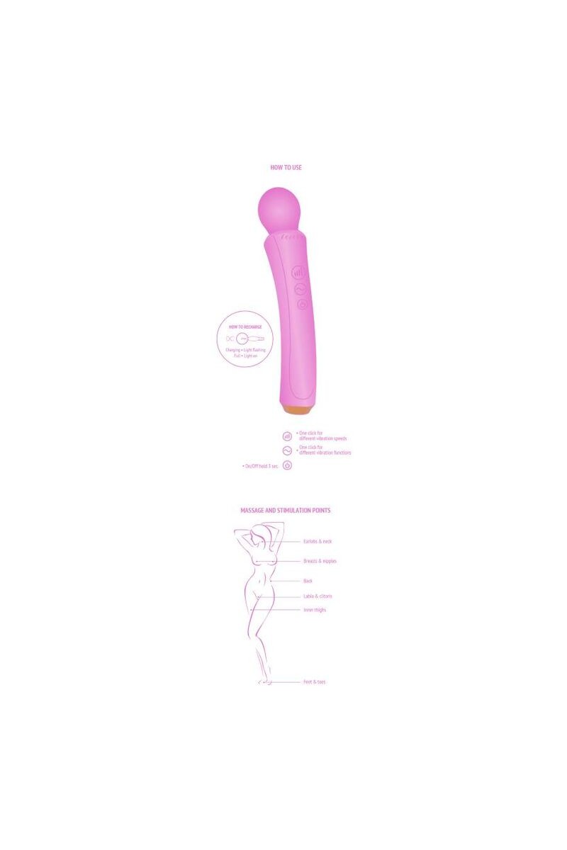 XOCOON - THE CURVED WAND FUCSIA