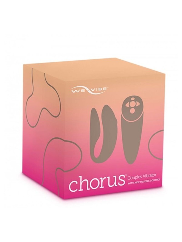 WE-VIBE - CHORUS VIBRADOR PAREJAS CON CONTROL SQUEEZE ROSA