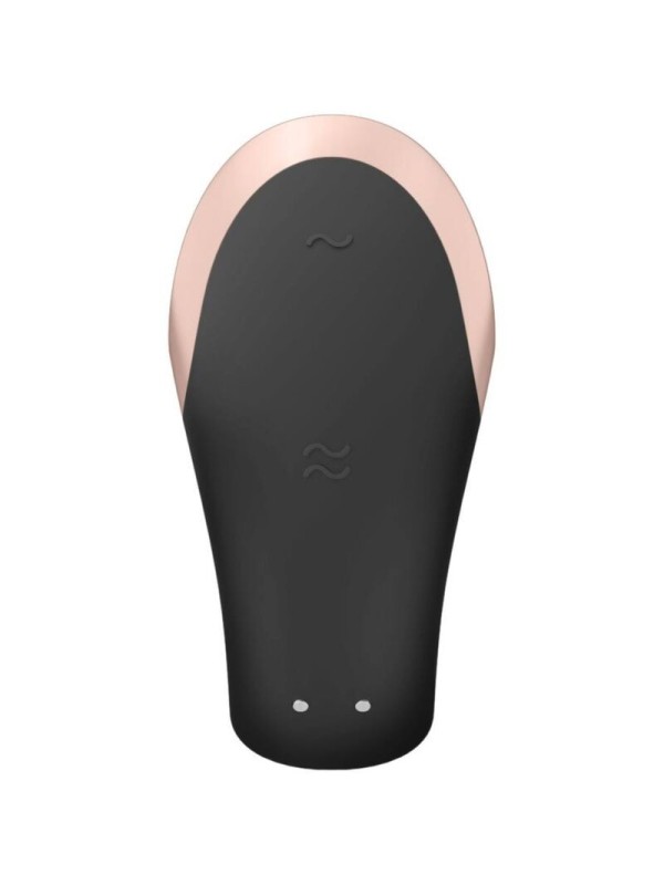 SATISFYER - APP DOUBLE LOVE VIBRADOR PAREJAS LUXURY NEGRO