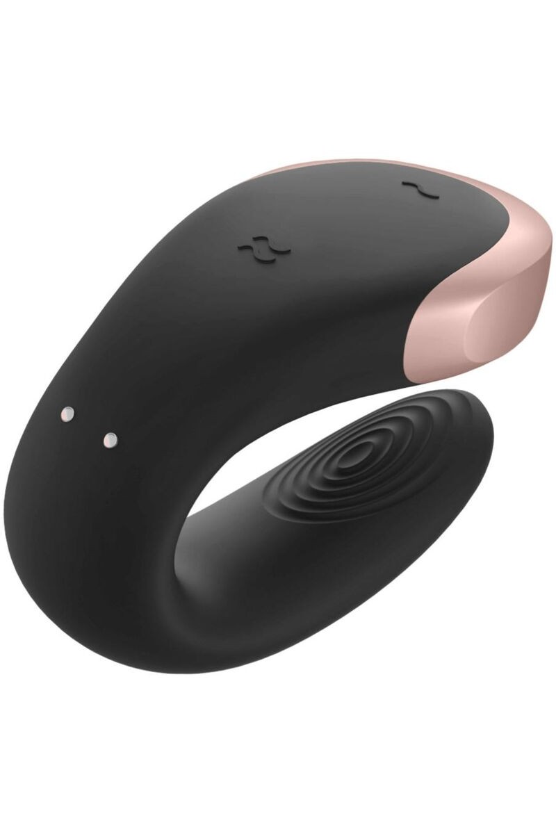 SATISFYER - APP DOUBLE LOVE VIBRADOR PAREJAS LUXURY NEGRO