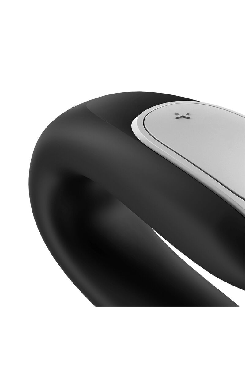 SATISFYER - DOUBLE FUN PARTNER VIBRADOR NEGRO