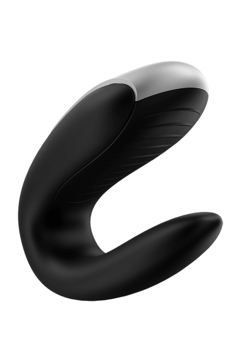SATISFYER - DOUBLE FUN PARTNER VIBRADOR NEGRO