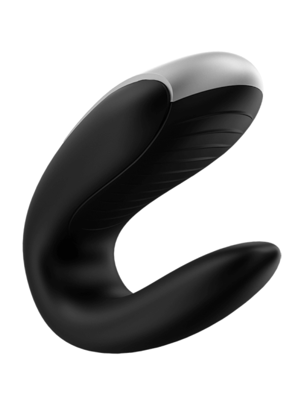 SATISFYER - DOUBLE FUN PARTNER VIBRADOR NEGRO