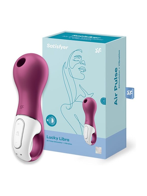 SATISFYER - LUCKY LIBRA SUCCIONADOR Y VIBRADOR