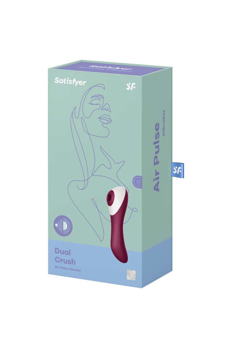 SATISFYER - DUAL CRUSH ESTIMULADOR Y VIBRADOR