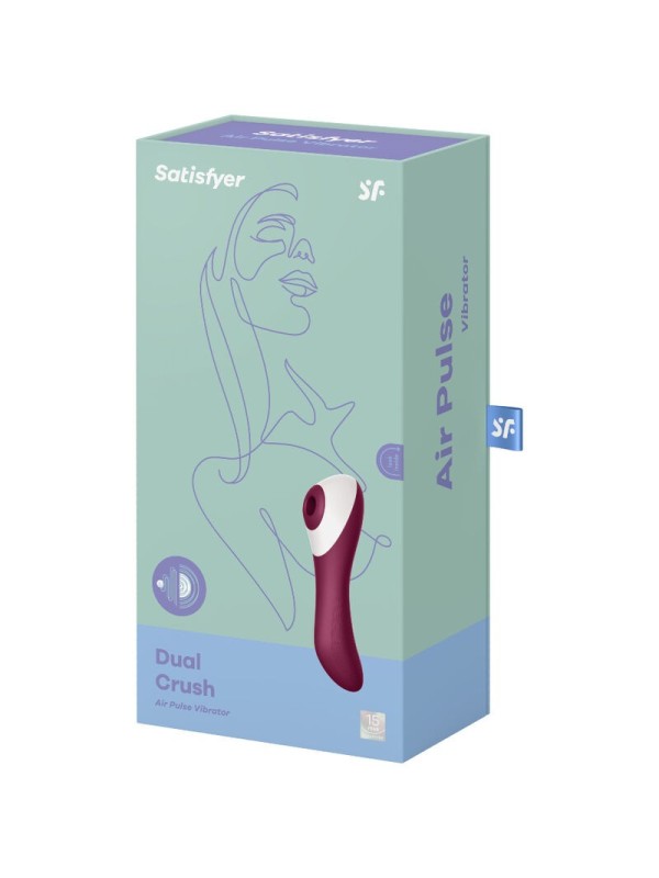SATISFYER - DUAL CRUSH ESTIMULADOR Y VIBRADOR