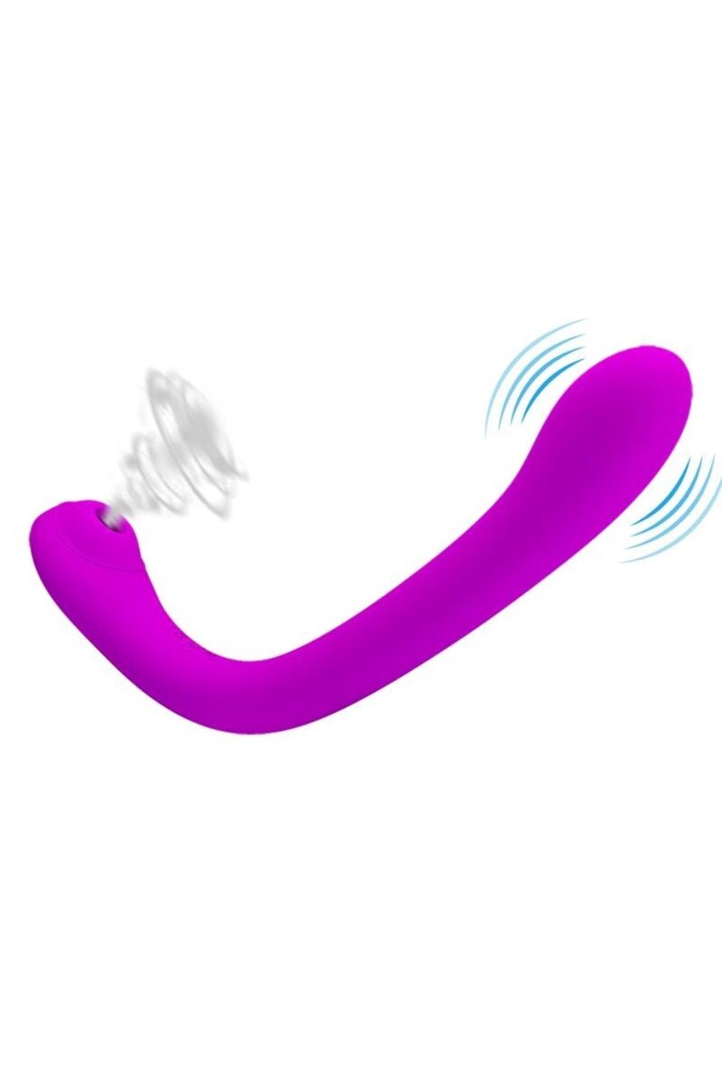 PRETTY LOVE - ALEX VIBRADOR Y SUCCIONADOR DE CLÍTORIS LILA