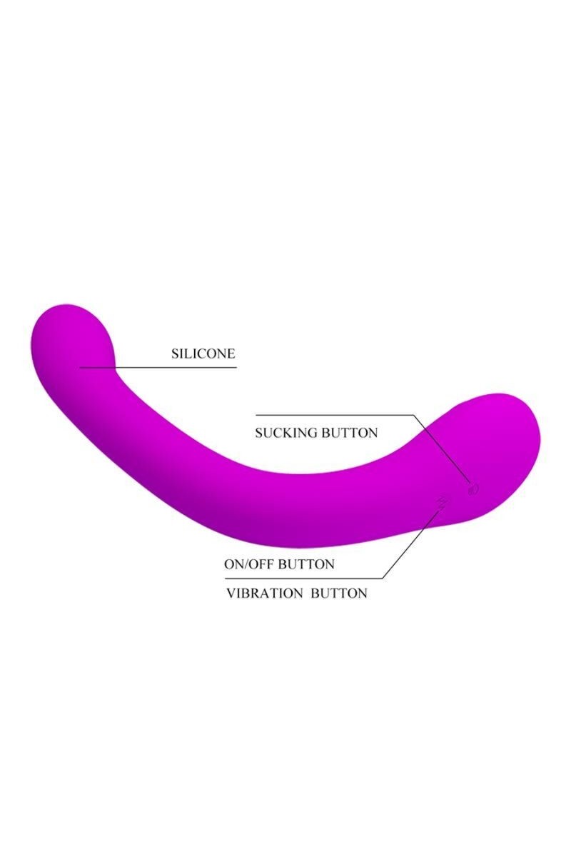 PRETTY LOVE - ALEX VIBRADOR Y SUCCIONADOR DE CLÍTORIS LILA