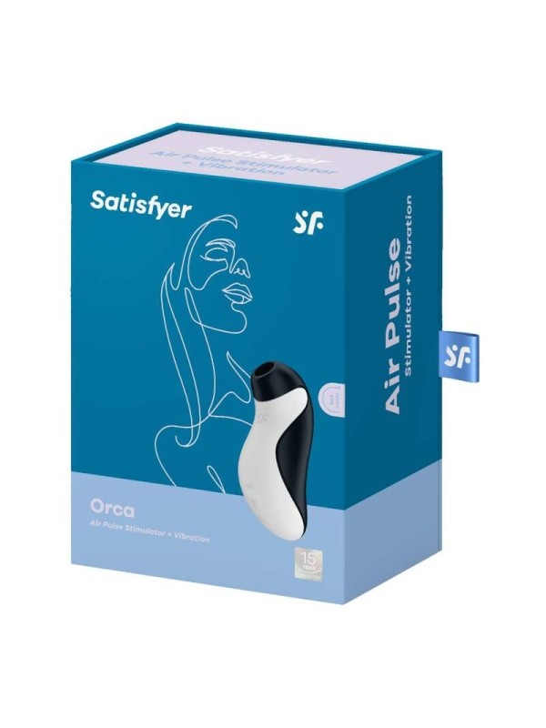 SATISFYER - ORCA AIR PULSE STIMULATOR + VIBRATION