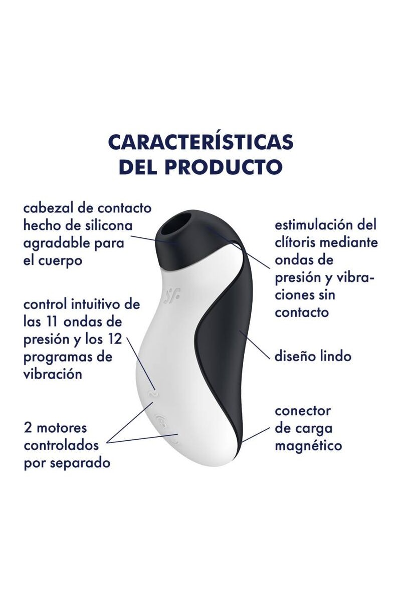 SATISFYER - ORCA AIR PULSE STIMULATOR + VIBRATION
