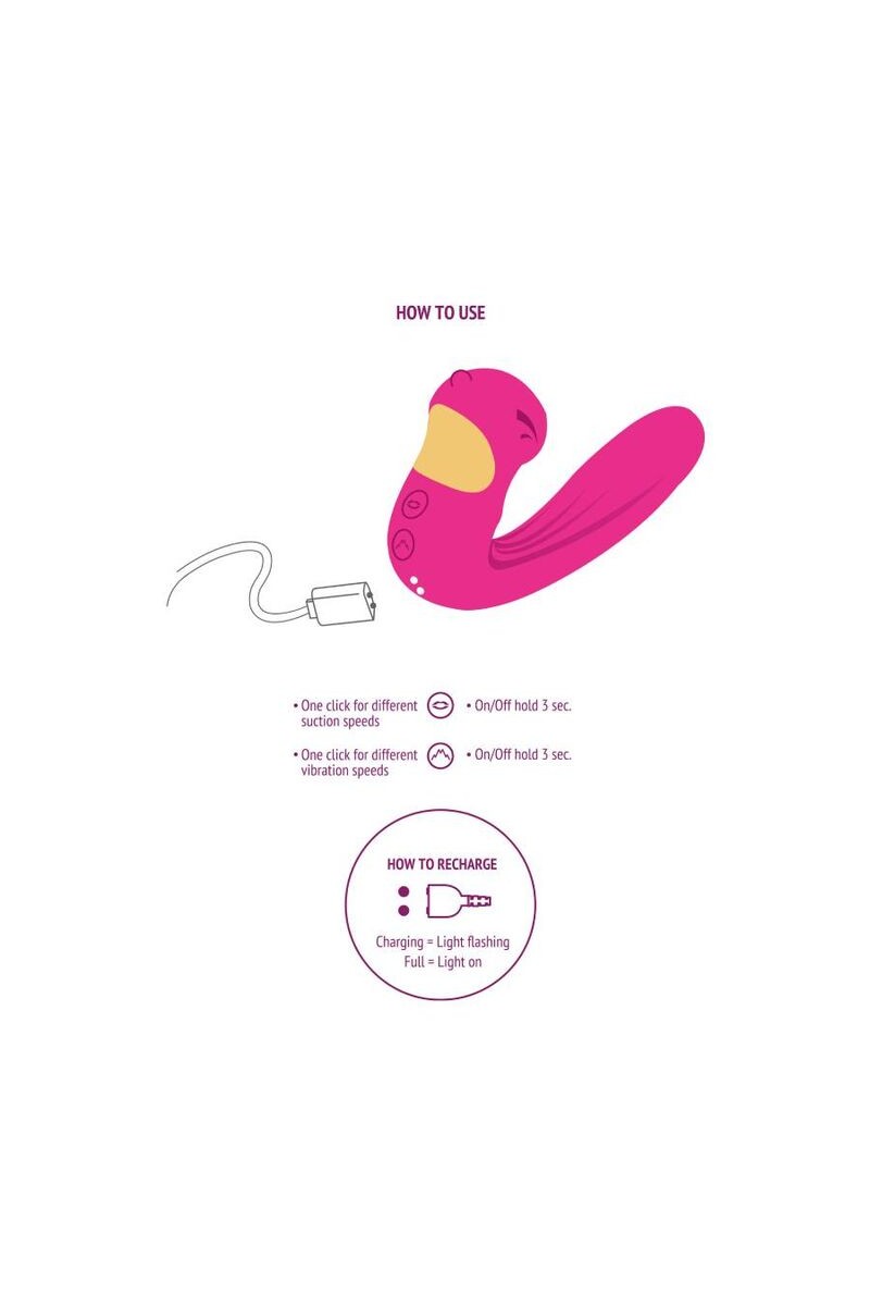 XOCOON - CELESTIAL LOVE VIBE ESTIMULADOR FUCSIA