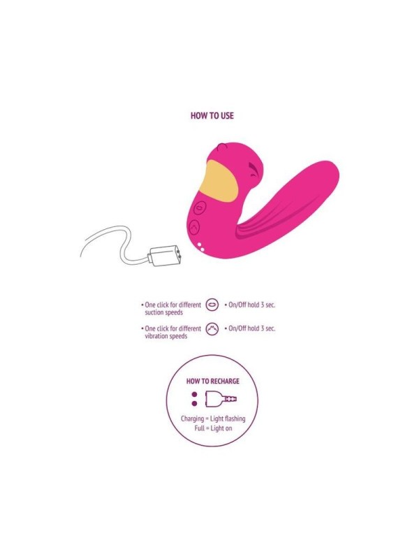 XOCOON - CELESTIAL LOVE VIBE ESTIMULADOR FUCSIA