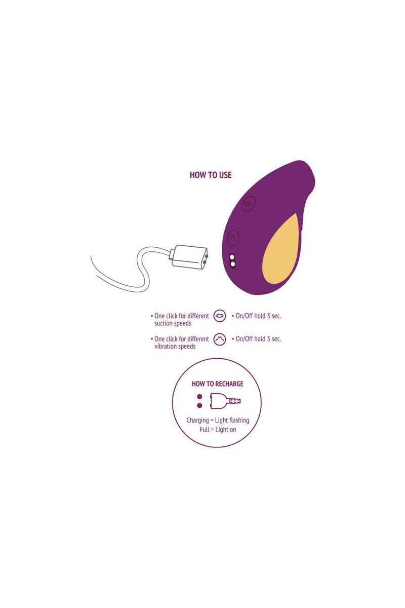 XOCOON - DIVINE LOVE ESTIMULADOR MORADO