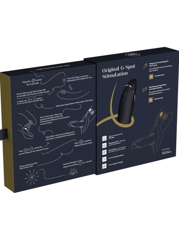 WOMANIZER - OG G-SPOT GRIS OSCURO