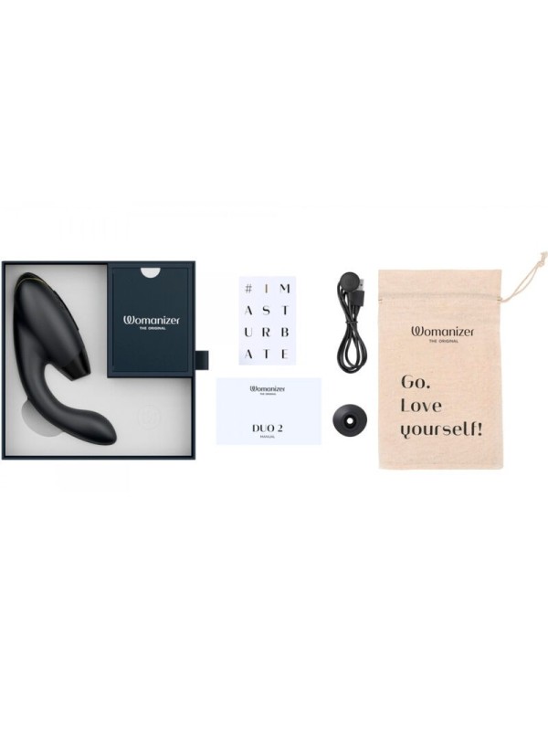 WOMANIZER - DUO 2 ESTIMULADOR NEGRO
