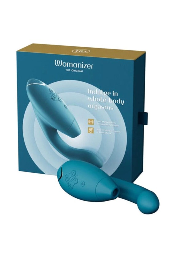 WOMANIZER - DUO 2 ESTIMULADOR AZUL PETRÓLEO