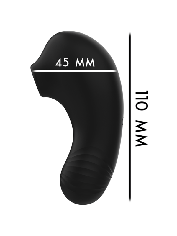 RITHUAL - SHUSHU PRO POCKET ESTIMULADOR CLITORIS 2  MOTORES AZABACHE