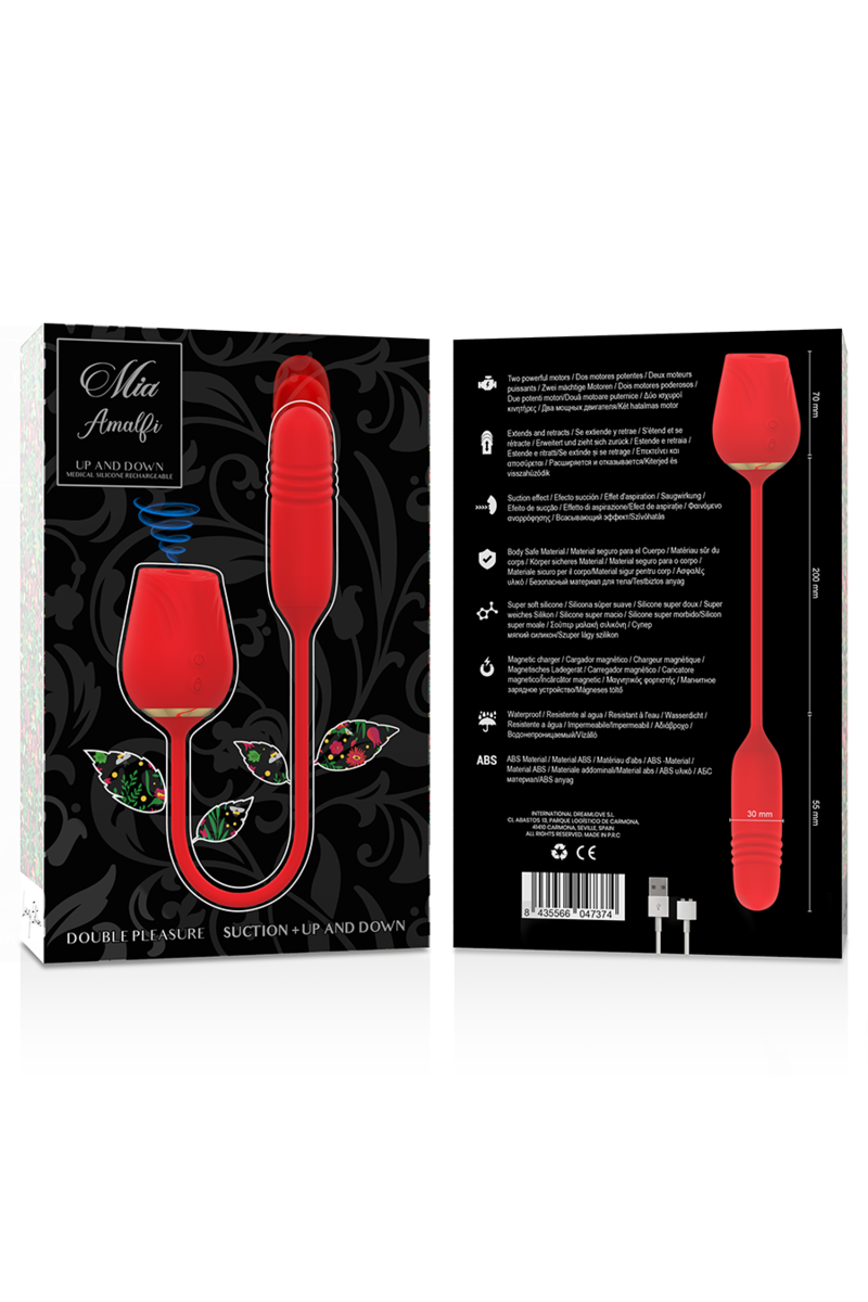 MIA - AMALFI DOBLE PLEASURE SUCCIÓN + UP AND DOWN