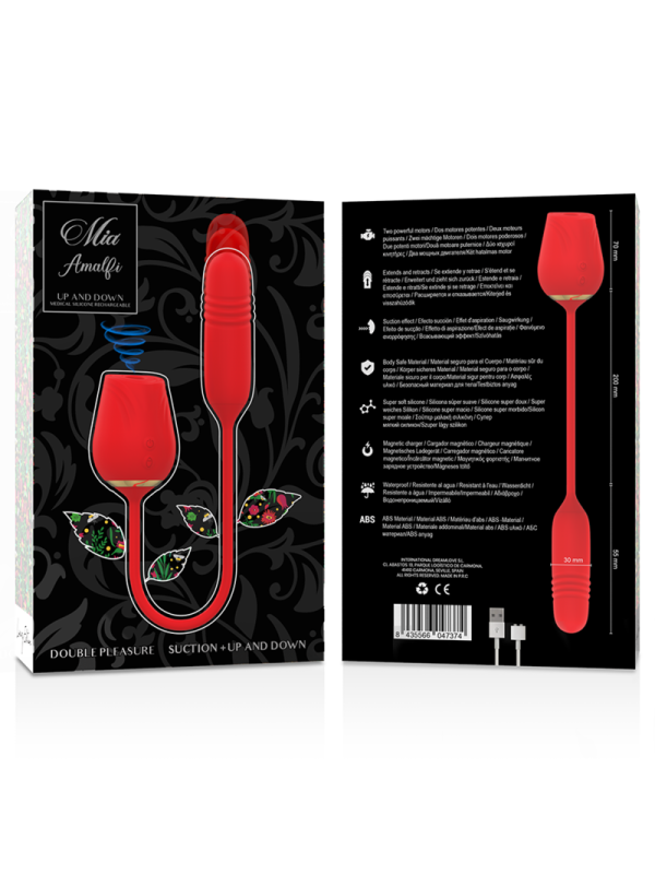 MIA - AMALFI DOBLE PLEASURE SUCCIÓN + UP AND DOWN