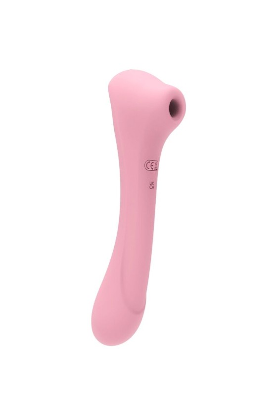 FEMINTIMATE - DAISY MASSAGER SUCCIONADOR Y VIBRADOR ROSA