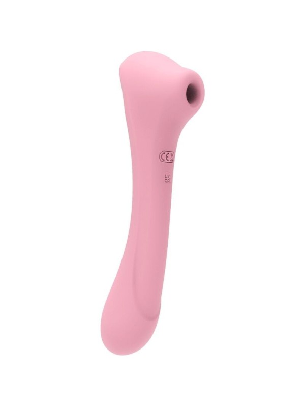 FEMINTIMATE - DAISY MASSAGER SUCCIONADOR Y VIBRADOR ROSA