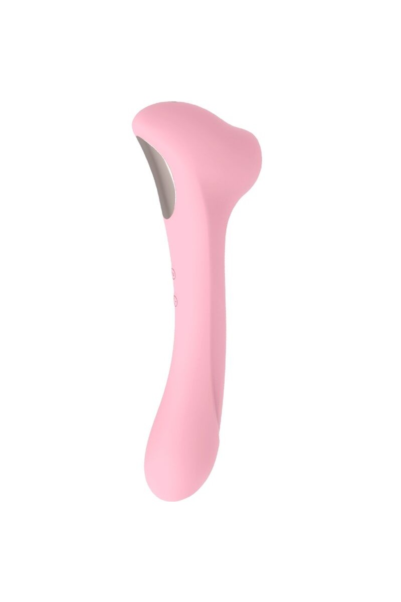 FEMINTIMATE - DAISY MASSAGER SUCCIONADOR Y VIBRADOR ROSA
