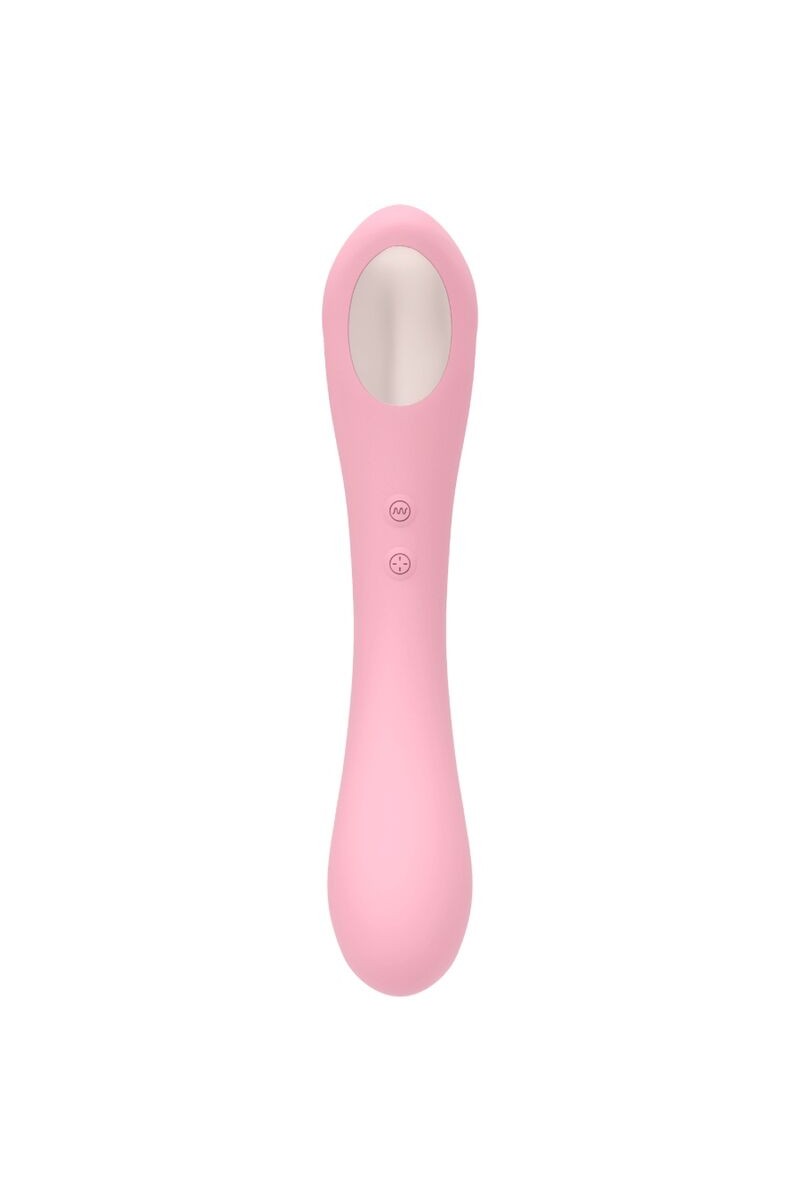 FEMINTIMATE - DAISY MASSAGER SUCCIONADOR Y VIBRADOR ROSA