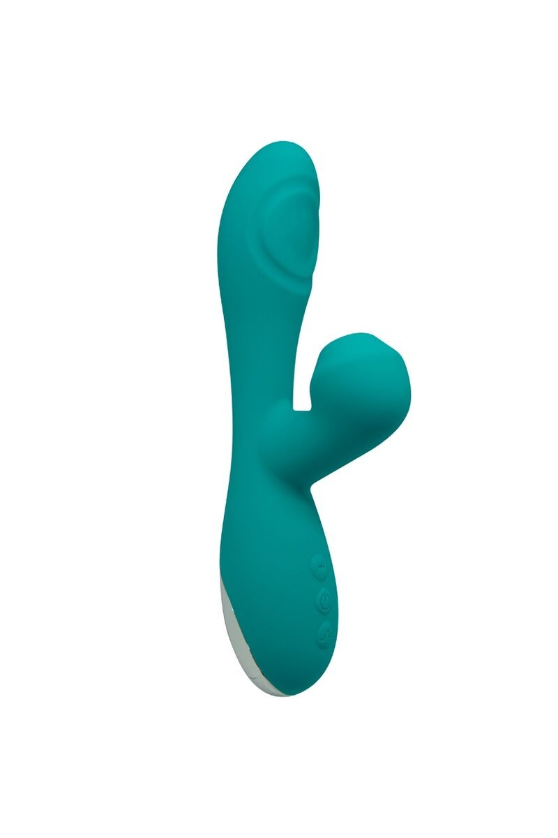 ALIVE - CARIBBEAN SHINE VIBRADOR & SUCCIONADOR AZUL
