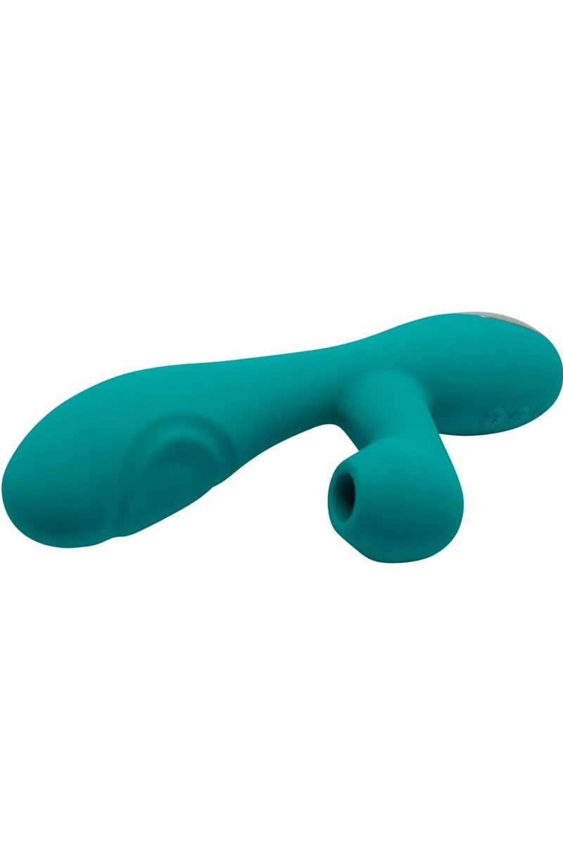 ALIVE - CARIBBEAN SHINE VIBRADOR & SUCCIONADOR AZUL