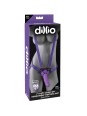 DILLIO - ARNES STRAP ON CON TIRANTES Y DILDO 17.8 CM