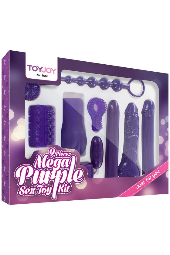 TOYJOY - JUST FOR YOU MEGA PURPLE SEX TOY KIT