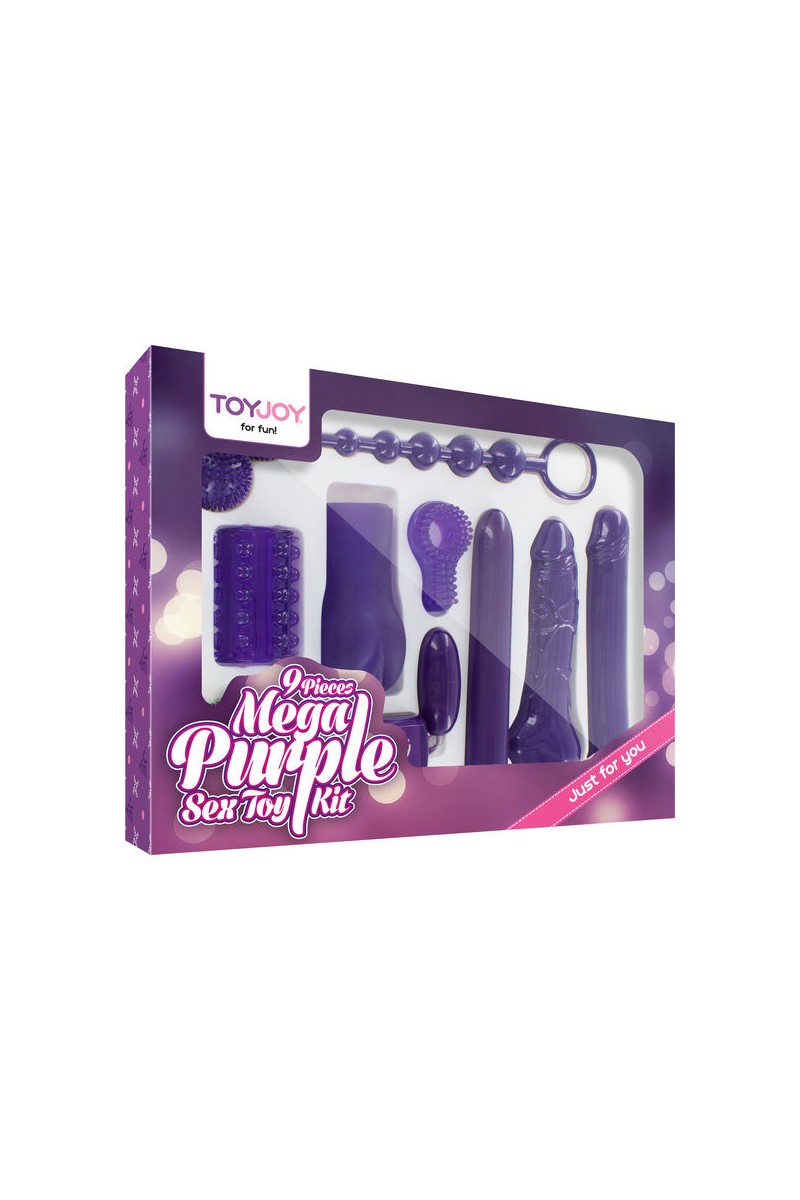 TOYJOY - JUST FOR YOU MEGA PURPLE SEX TOY KIT