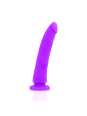 DELTA CLUB - TOYS ARNES + DILDO LILA SILICONA MEDICA 17 X 3 CM