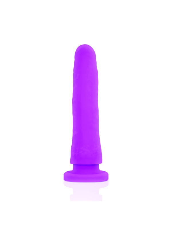 DELTA CLUB - TOYS ARNES + DILDO LILA SILICONA MEDICA 17 X 3 CM