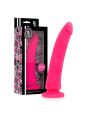 DELTA CLUB - TOYS DILDO + ARNES ROSA SILICONA MEDICA 20 X 4 CM