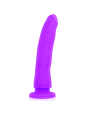DELTA CLUB - TOYS ARNES + DILDO LILA SILICONA MEDICA 23 X 4.5 CM