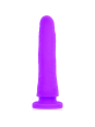 DELTA CLUB - TOYS ARNES + DILDO LILA SILICONA MEDICA 23 X 4.5 CM