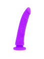 DELTA CLUB - TOYS ARNES + DILDO LILA SILICONA MEDICA 23 X 4.5 CM