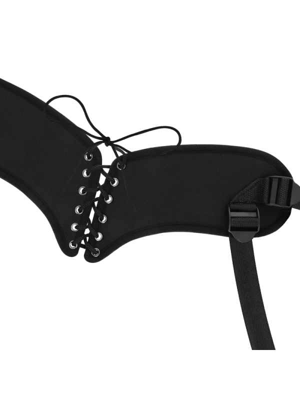 ROCKARMY - ARNÉS + DUAL DENSITY LEOPARD DILDO REALISTA 23 CM