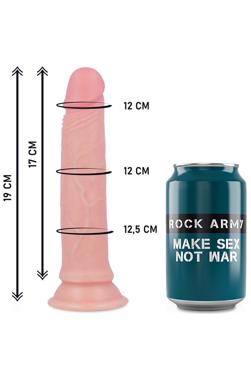 ROCKARMY - HARNESS + LIQUID SILICONE DILDO PREMIUM AVENGER 19CM