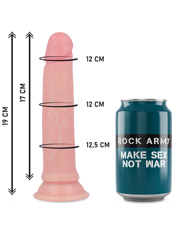 ROCKARMY - HARNESS + LIQUID SILICONE DILDO PREMIUM AVENGER 19CM