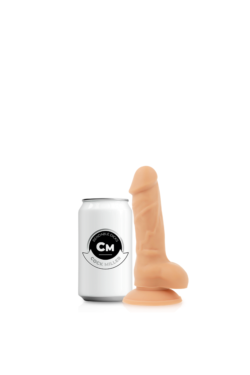 COCK MILLER - ARNES + DILDO SILICONA DENSITY COCKSIL ARTICULABLE 13 CM