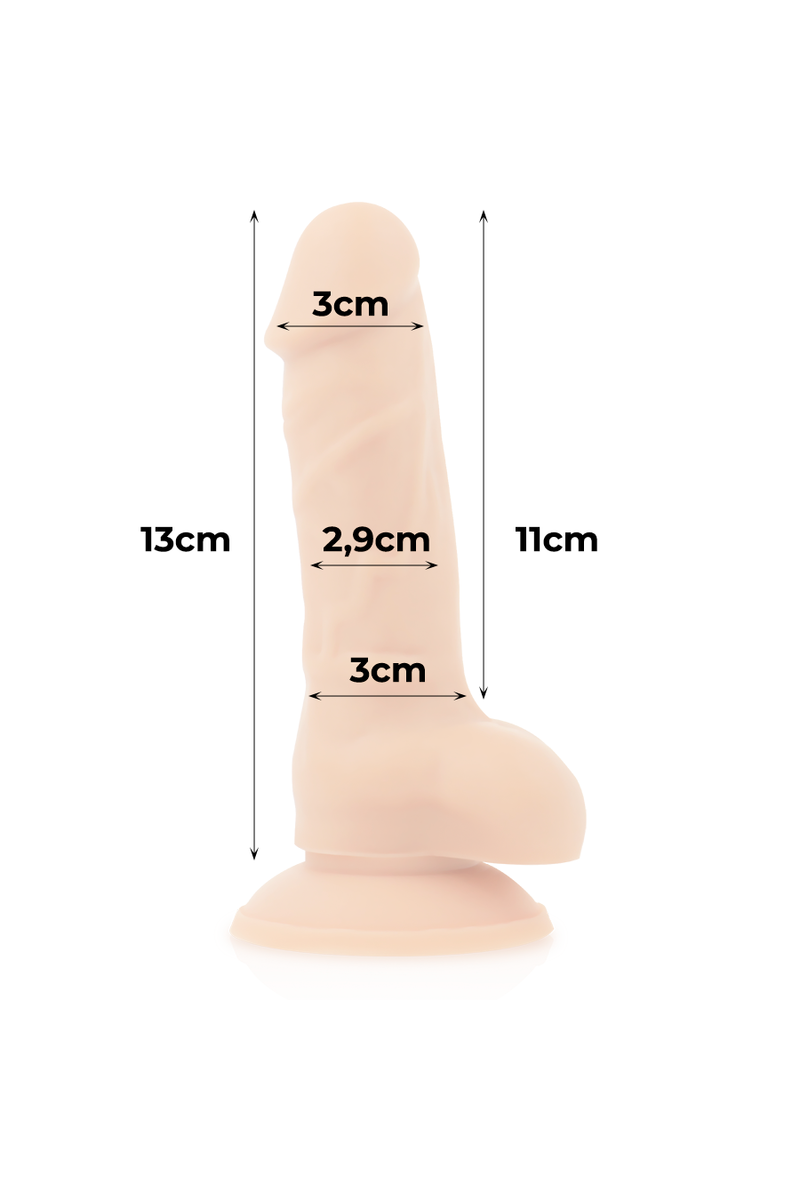 COCK MILLER - ARNES + DILDO SILICONA DENSITY COCKSIL ARTICULABLE 13 CM