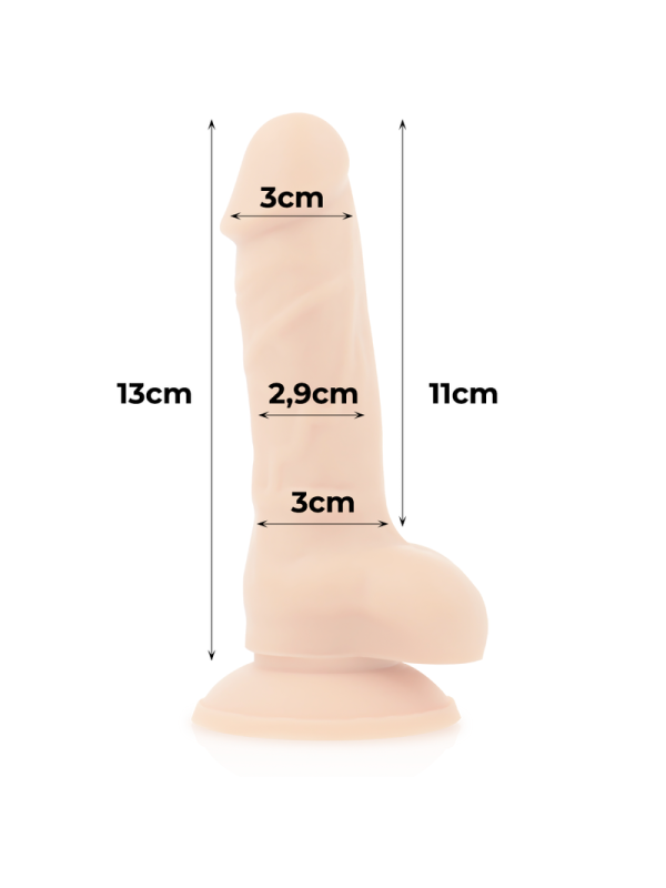 COCK MILLER - ARNES + DILDO SILICONA DENSITY COCKSIL ARTICULABLE 13 CM