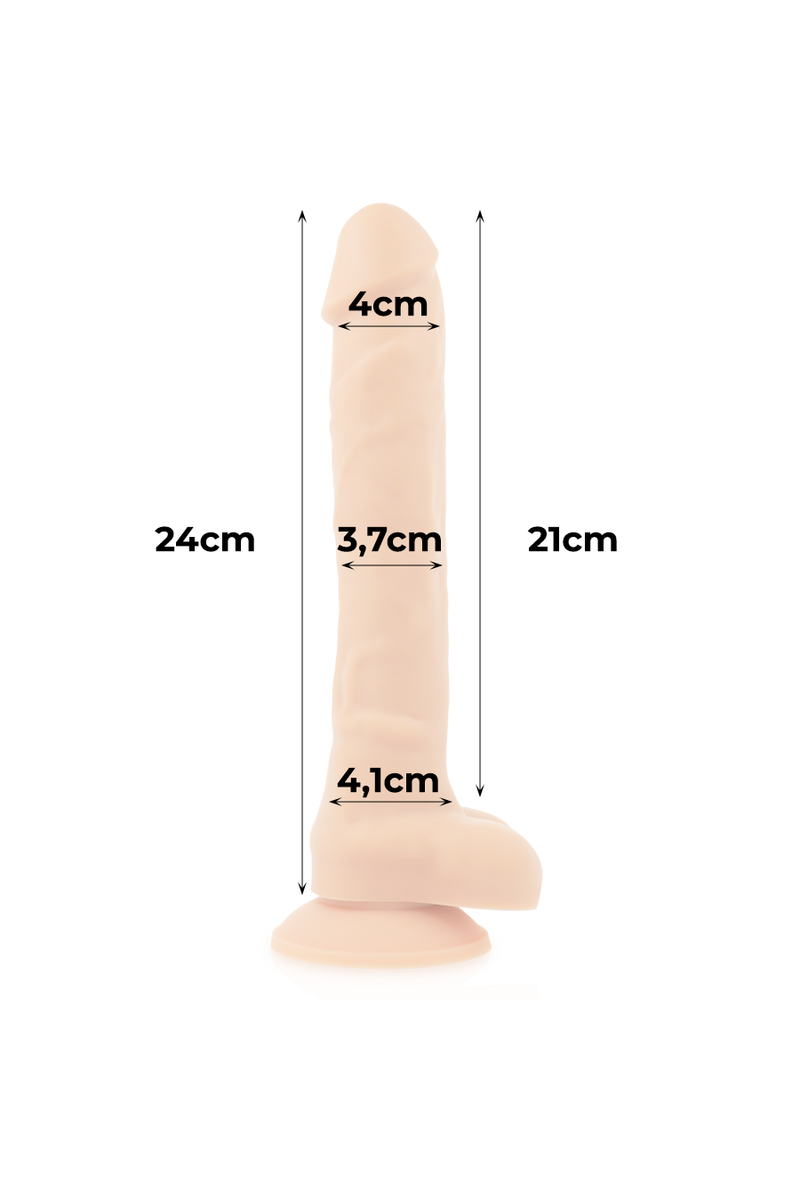 COCK MILLER - ARNES + SILICONA DENSITY ARTICULABLE COCKSIL 24 CM