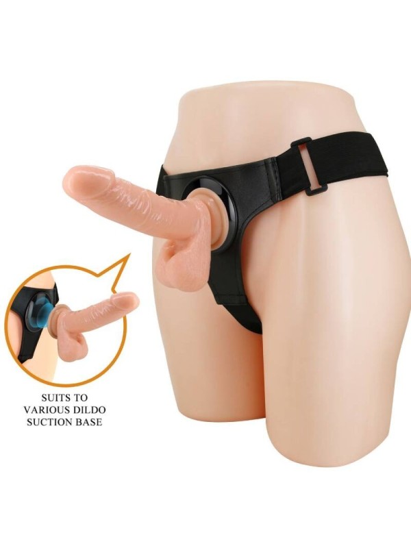 PRETTY LOVE - HARNESS BRIEFS ARNÉS UNIVERSAL CON DILDO